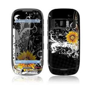 Nokia C7 Decal Skin   Black Skull