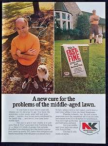 1977 Fast & Fine Grass Seed Northrup King Magazine Ad  