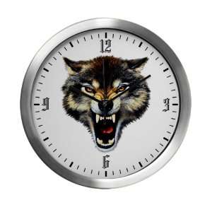  Modern Wall Clock Wolf Bite 