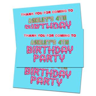 10 CANDYLAND Birthday Party TREAT BAG THANK YOU TAG  