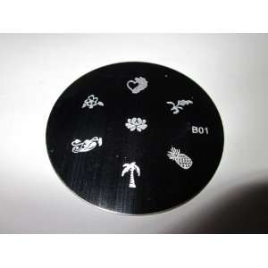  Stamping Nail Art Image Plate   B01 Beauty