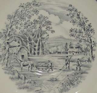 Alfred MEAKIN china HOME IN THE COUNTRY Bread Plate  