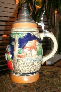 Armin Bay Hand Painted Beer Stein Made In West Germany  