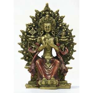  Small Buddha Maitreya, Gold and Red
