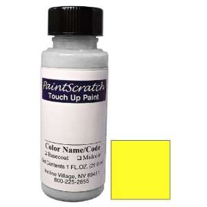 Bottle of Pop Yellow Touch Up Paint for 1991 Ford Festiva (color code 