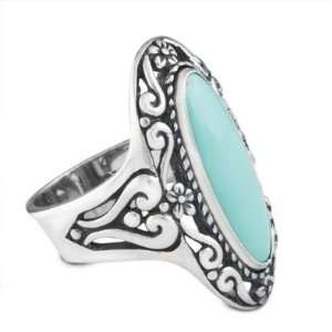  Sterling Silver Spanish Lace Turquoise Ring Jewelry