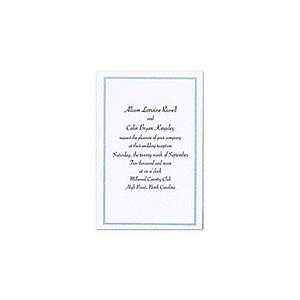  Turquoise Pinstripe Wedding Marriage Announcements 