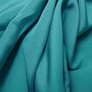  Silk 4ply Crepe Fabric Hot Turq