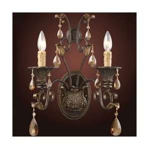 Trump Home 3341/2 Rochelle Multi Bulb Wall Sconce   Weathered Mahogany