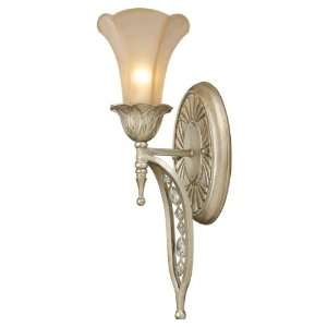   Trump Home 3823 1 Chelsea 1 Light Wall Sconce in Aged Silver Home