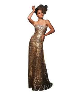  Tony Bowls 111745, Dazzling party dress with sequined 