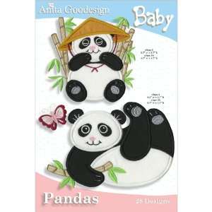  Anita Goodesign Baby Pandas Arts, Crafts & Sewing