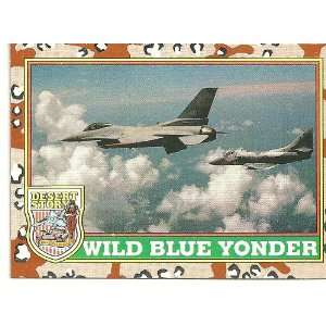  Desert Storm WILD BLUE YONDER Card #30 