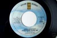 Linda Ronstadt Poor Poor Pitiful Me Asylum Single  