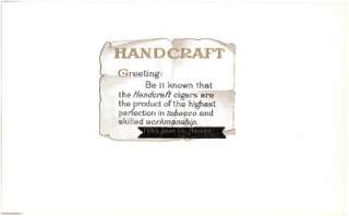 Handcraft Cigar Box Label Ferd Haak Davenport,Ia. #2  