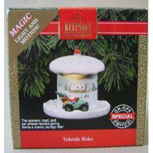 Hallmark Keepsake Yuletide Rider Magic Light and Motion Christmas Tree 