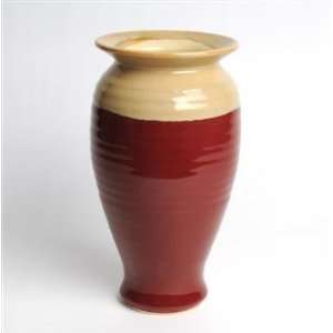  Tumbleweed Pottery 5577R Vase 10 inch   Red