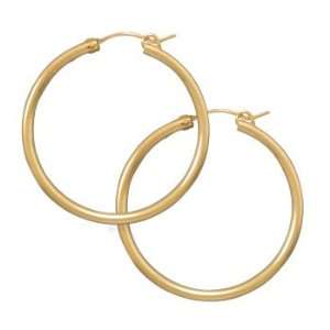   Hoop Earrings 12K Yellow Gold Filled Click Close   Made in the USA
