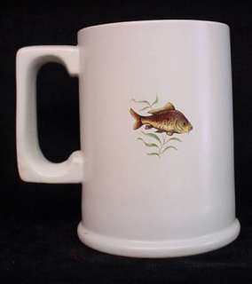 Vintage Arthur Wood Brown Trout Fish Tankard Stein Mug  