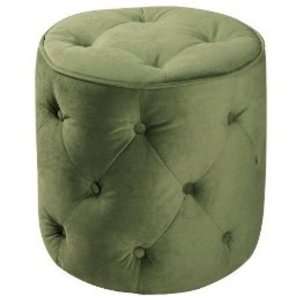  Avenue Six Curves Tufted Round Ottoman by Office Star 