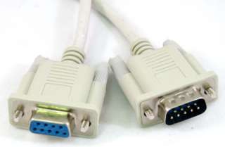 DB9 Serial 3ft Male to Female 9 Pin Extension Cable  