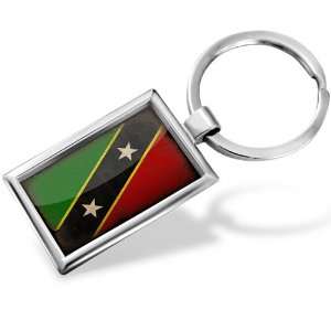  Keychain St. Kitts and Nevis Flag   Hand Made, Key chain 