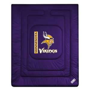Minnesota Vikings NFL Locker Room Collection Twin Bed Comforter
