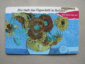 GERMANY, phone card used 50 DM, painting van Gogh style  