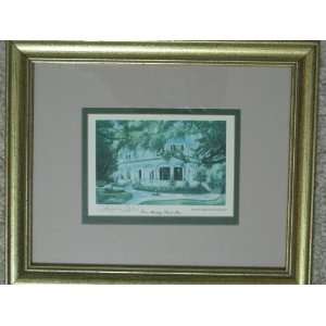  Two Meeting Street Inn Signed and Framed Print by Virginia 