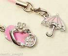 PINK PURSE SHOE HEEL CELL PHONE CHARMS  WOW 5380  
