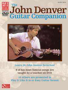 JOHN DENVER GUITAR COMPANION   GUITAR TAB BOOK AND DVD  