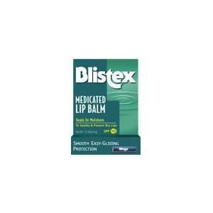  Blistex Medicated Lip Balm, Regular, SPF 15 3 pak 