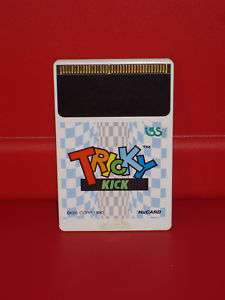 TURBO GRAFX 16 Tricky Kick Hu CARD Rare HuCard  