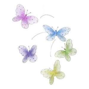  Sequined Butterfly Mobile for your Babys Room Baby