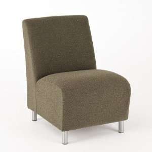  Ravenna Series Armless Guest Chair Finish Black, Material 