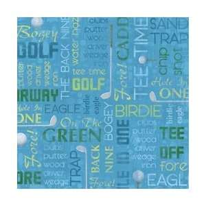  New   Golf Paper 12X12   Tee Time Collage by Karen Foster 