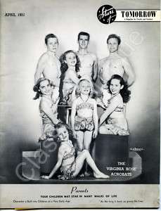 Vintage Magazine Stars of Tomorrow April 1951 Virginia  