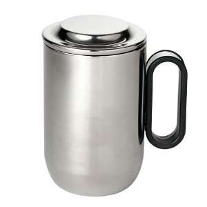  Stainless Steel Chai Mug with Lid   12 oz. Kitchen 
