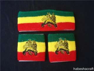 This is a beautiful green yellow red Striped Ethiopian lion of Judah 1 