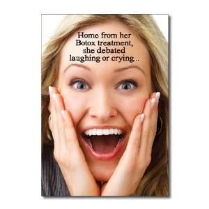  Funny Happy Birthday Card Home From Botox Humor Greeting 