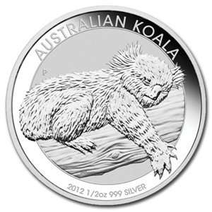  2012 Australian Koala 1/2 Troy Ounce Silver Coin 