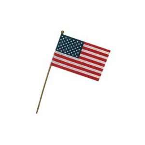  Cotton U.S. Hand Flag, 8X12 HAND FLAG