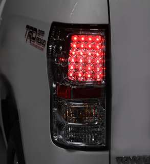 07 11 Toyota Tundra Black LED Tail Lights lamps Pair  