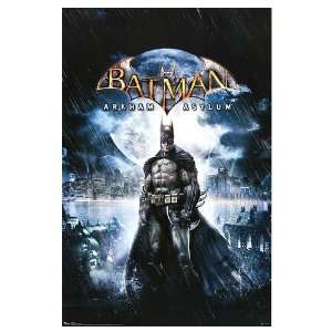Batman Arkham Asylum Movie Poster, 22.25 x 34 
