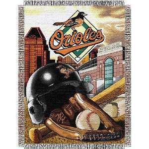 com Baltimore Orioles MLB Woven Tapestry Throw (Home Field Advantage 