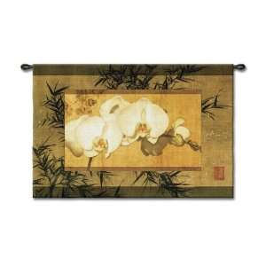  Fine Art Tapestry Bamboo and Orchids II Rectangle 0.39 x 0 