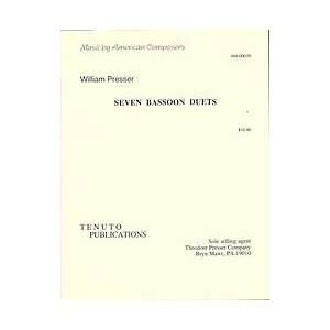  7 Bassoon Duets Musical Instruments