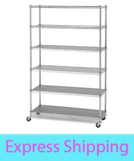 New Commercial Steel Shelving Wire Shelves Rack Storage  