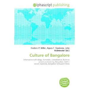  Culture of Bangalore (9786133942158) Books