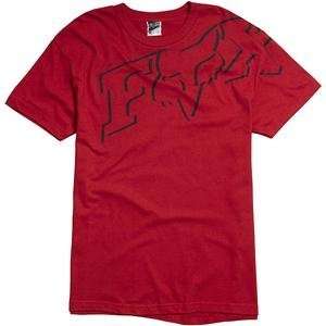  Fox Racing Youth The Big Top T Shirt   Youth Small/Red 